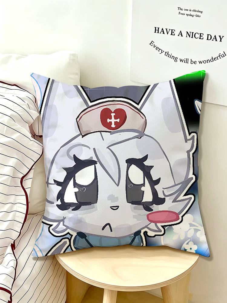 CUTE Animal hospital head nurse Pillow Case Pattern Printed Pillowcase For Living Room Sofa Cushion Cover