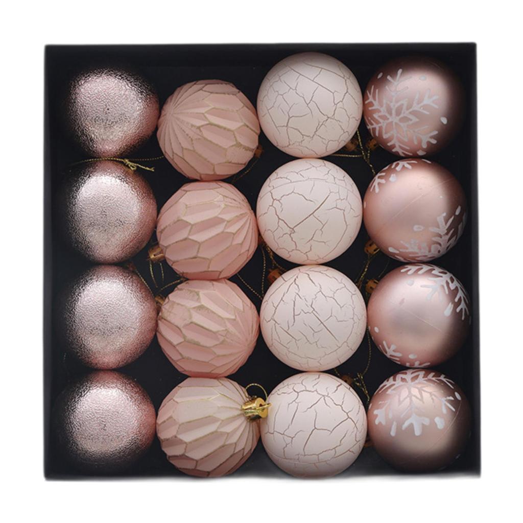 16 Pieces Christmas Ball Ornaments Tree Shatterproof Pendants Party Favors Baubles Xmas Balls Christmas Ornaments for Graduation