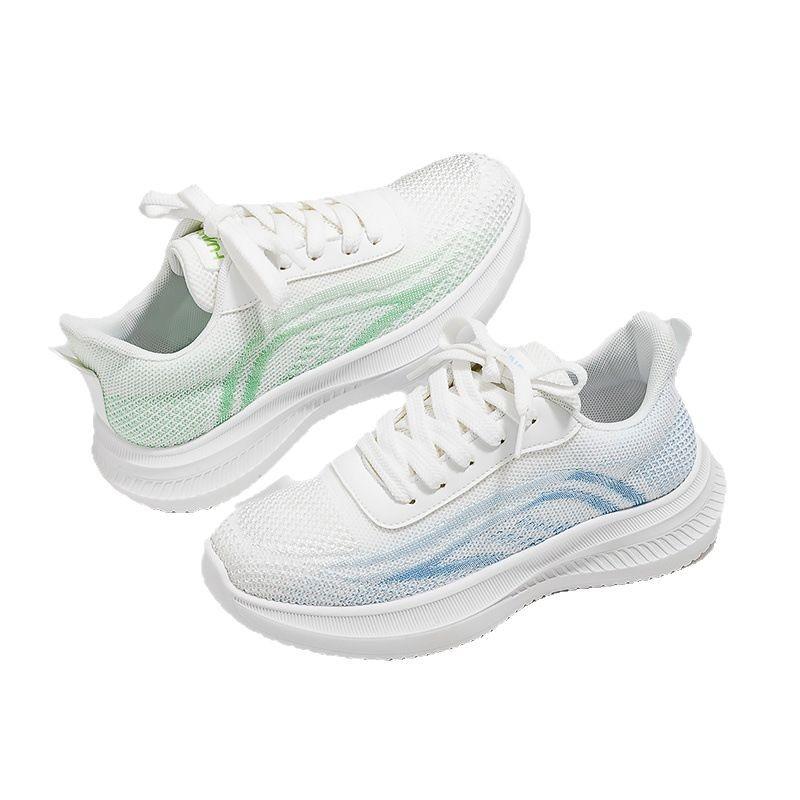 Global mesh fly-woven shoes 22 summer new breathable thick-soled height-increasing casual sports walking shoes