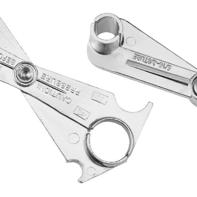 2pcs Scissor Fuel Line Disconnect Tool, 3/4 5/8 1/2 3/8 and 5/16 Inch Fuel Filter Tool Fuel Filter Removal Tool Fuel Line Remover for Quick
