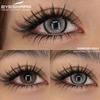 1pair Color Contact Lenses for Eyes Brown Contacts Lenses Fashion Blue Eyes Lenses Yearly Gray Eye Contacts Green Lens