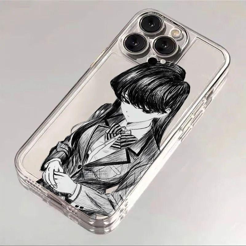 

Manga School Girl Sketch Pattern Phone Case for iPhone 17 16 15 14 13 12 11 16E Series Pro Max Plus Double Layer Protection iphone 11 ProMax