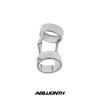 Metal mechanical bracket ring futuristic niche design ring male and female tide
