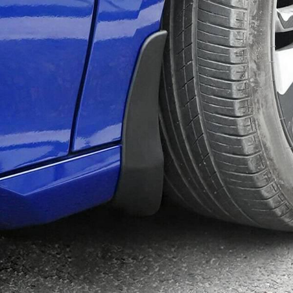 Set of 4 Black ABS Mudguards for Honda Ya Cars