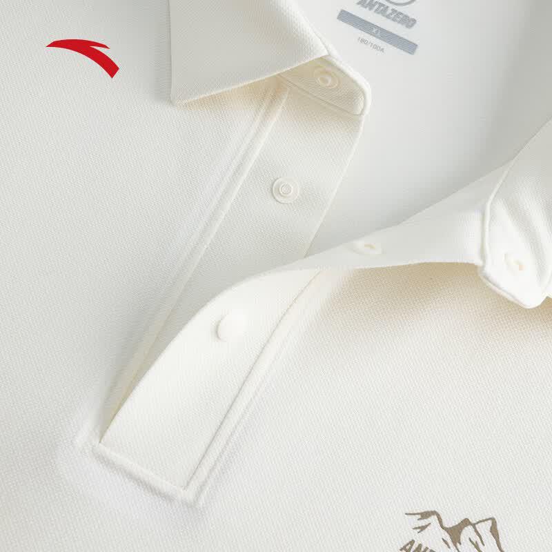 Anta Men's Ice Silk Short-Sleeve Polo Shirt