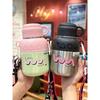 Large Capacity Thermos Cup for Girls with Lid and Filter, Portable Tea Cup for Children and Students, Suitable for School Use, Large Insulated Bottle