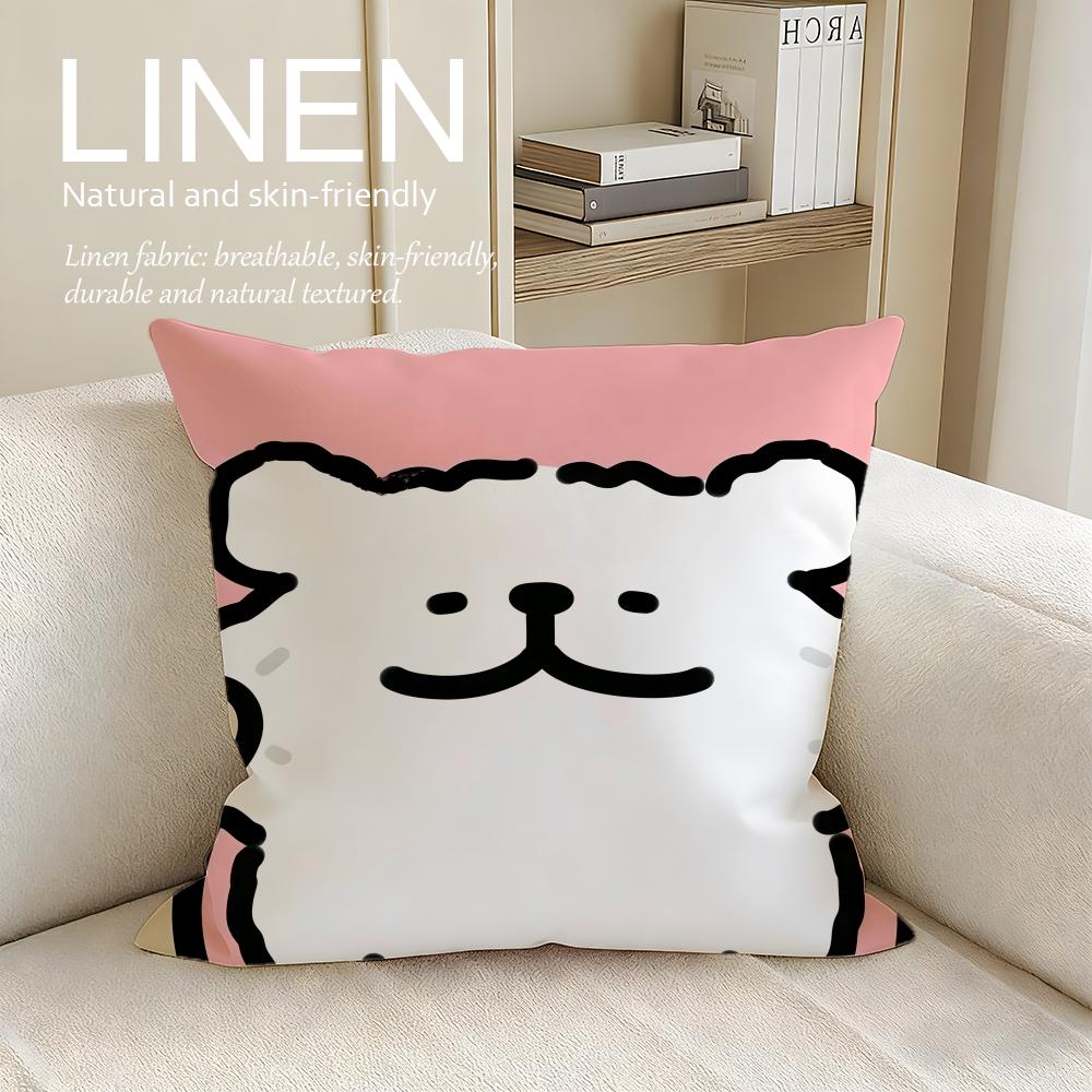 Animal Maltese Cushion Cover Pillowcase Set Pcs x x Breathable Washable Sofa Cushion Cover