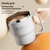 400ML Milk Coffee Mug Stainless Steel Coffee Mug With Handle Portable Double Layer Sealed Leak-proof Drinking Thermal Water Cup