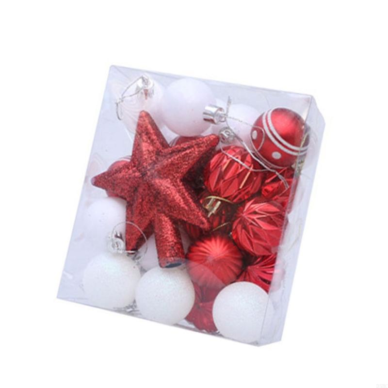 31Pcs Christmas Baubles For Tree Wedding Winter Holiday Party Centerpieces Shatterproof Christmas Ball Hangings Ornament