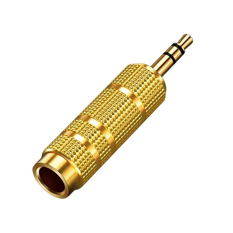 

6.5 to 3.5 Audio Adapter Microphone Mobile Guitar Speaker Audio Plug Microphone Headphone Adapter