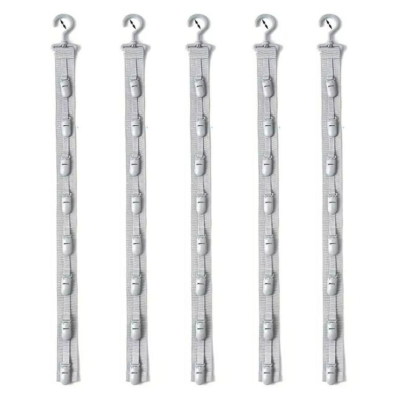 Xiaomi Wardrobe Hat Rack Hanging Rope Hat Storage Clips Baseball Caps Hat Hanger Hat Organizer Display for Closet Door and Bedroom
