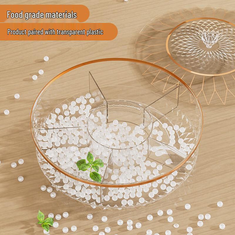Tao Tao Mei Light Luxury Rotating Snack Serving Tray