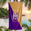 Anderlecht FC Druck Schnelltrocknendes Strandtuch Mikrofaser Saugfähig Tragbares Reise-Schwimmtuch