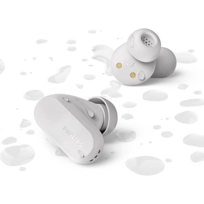 Écouteurs Intra-Auriculaires - Philips - TAT3509WT - Sans Fil - Réduction De Bruit - Étui De Charge Poche