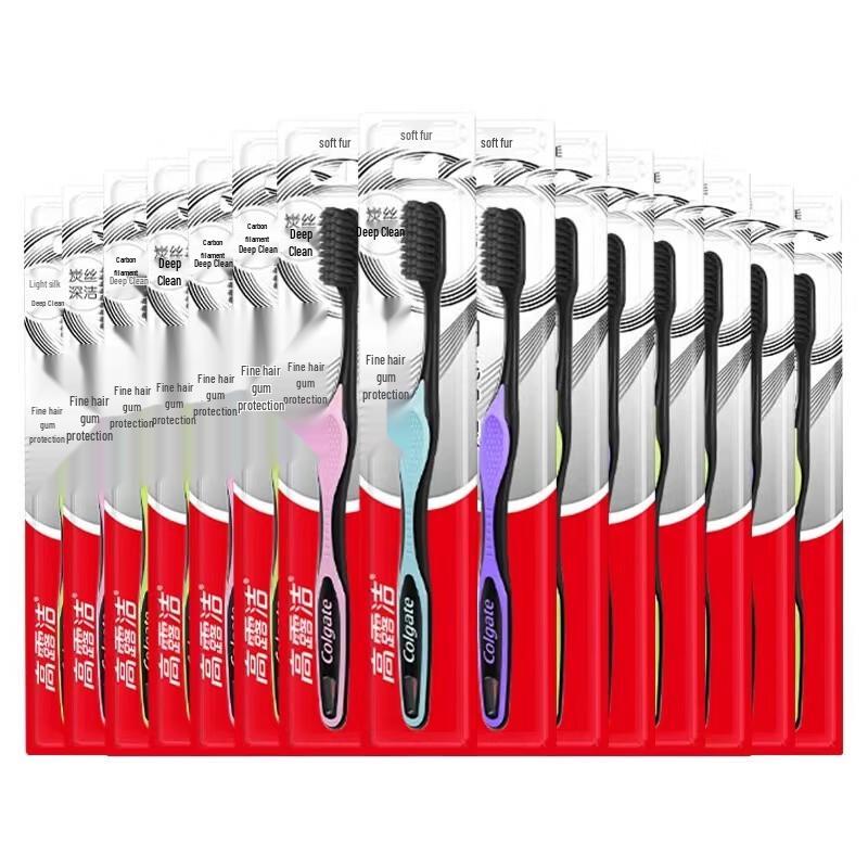 

Colgate Soft Bristle Charcoal Toothbrush (10-Pack)
