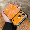 Aurora laser Plating Phone Case For iPhone 17 Air 13 14 15 16 Pro Max 16Pro 17Pro CD Pattern Big Windows Soft Protector Cover