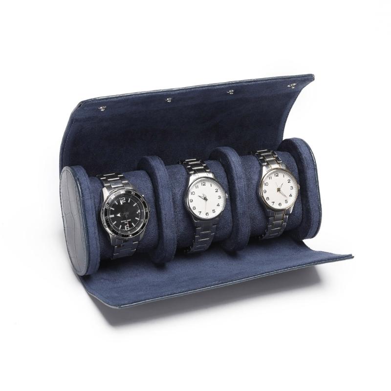 1/2/3 Slot Travel Watch Case Scartchproof Watch Box Organizer PU Leather for Wristwatch Jewelry Display Commercial Gift