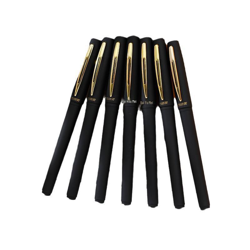Classic Black Pearl Signature Pen: High-End Black Neutral Office Pen