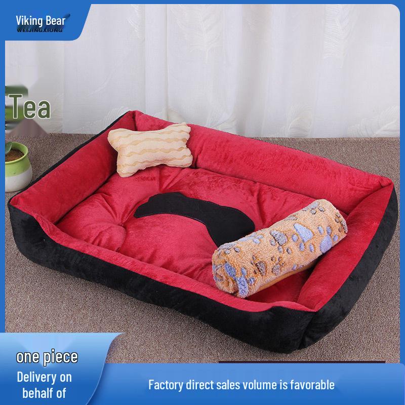 Vier Jahreszeiten Universal Haustiermatratze für kleine, mittelgroße und große Hunde, Katzen, Golden Retriever und Teddys.