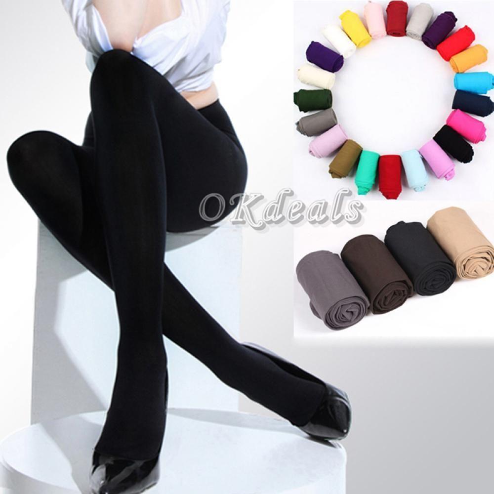 HOT 120D Sexy Women Tights Opaque Footed Socks Stockings Pantyhose