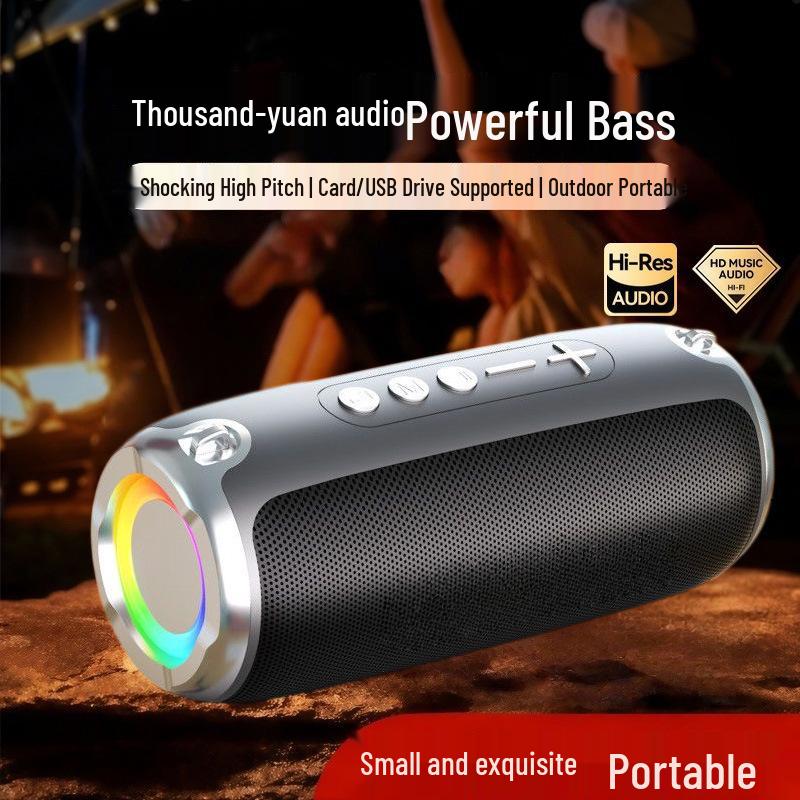 T23 High-Volume Bluetooth Speaker: Super Bass, Portable, Outdoor, Small, Long Battery Life, High-Quality Sound