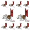 MOC Lotr Action Figures  Medieval Soldiers Armored Wolf Rider Flag Version Mount Knights Building Blocks Bricks Toys
