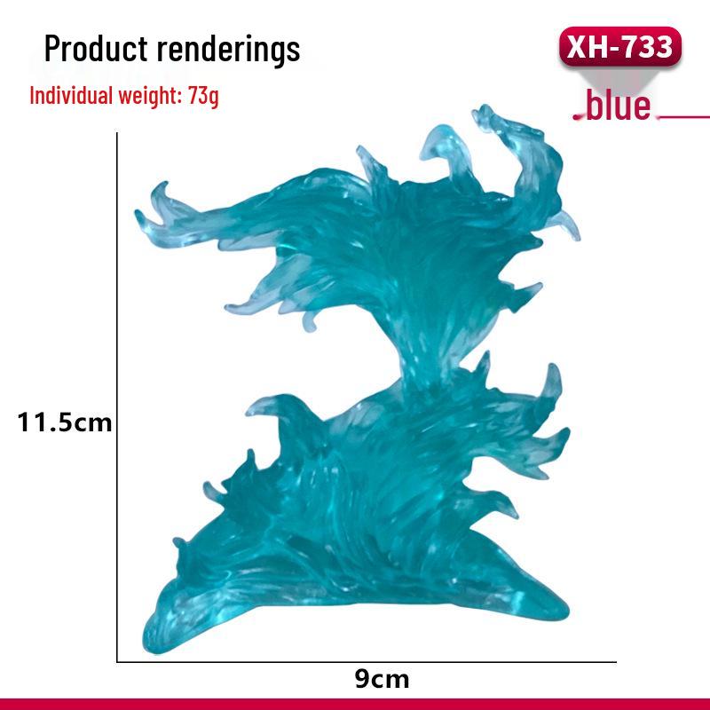 Flame Effect Parts for Gundam, Saint Seiya, Dragon Ball Figures, Doll Scenes & Ornaments