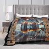 Italian Brainrot Animals Blanket  Cappuccino Assassino Fleece Awesome Soft Throw Blankets for Home  Winter