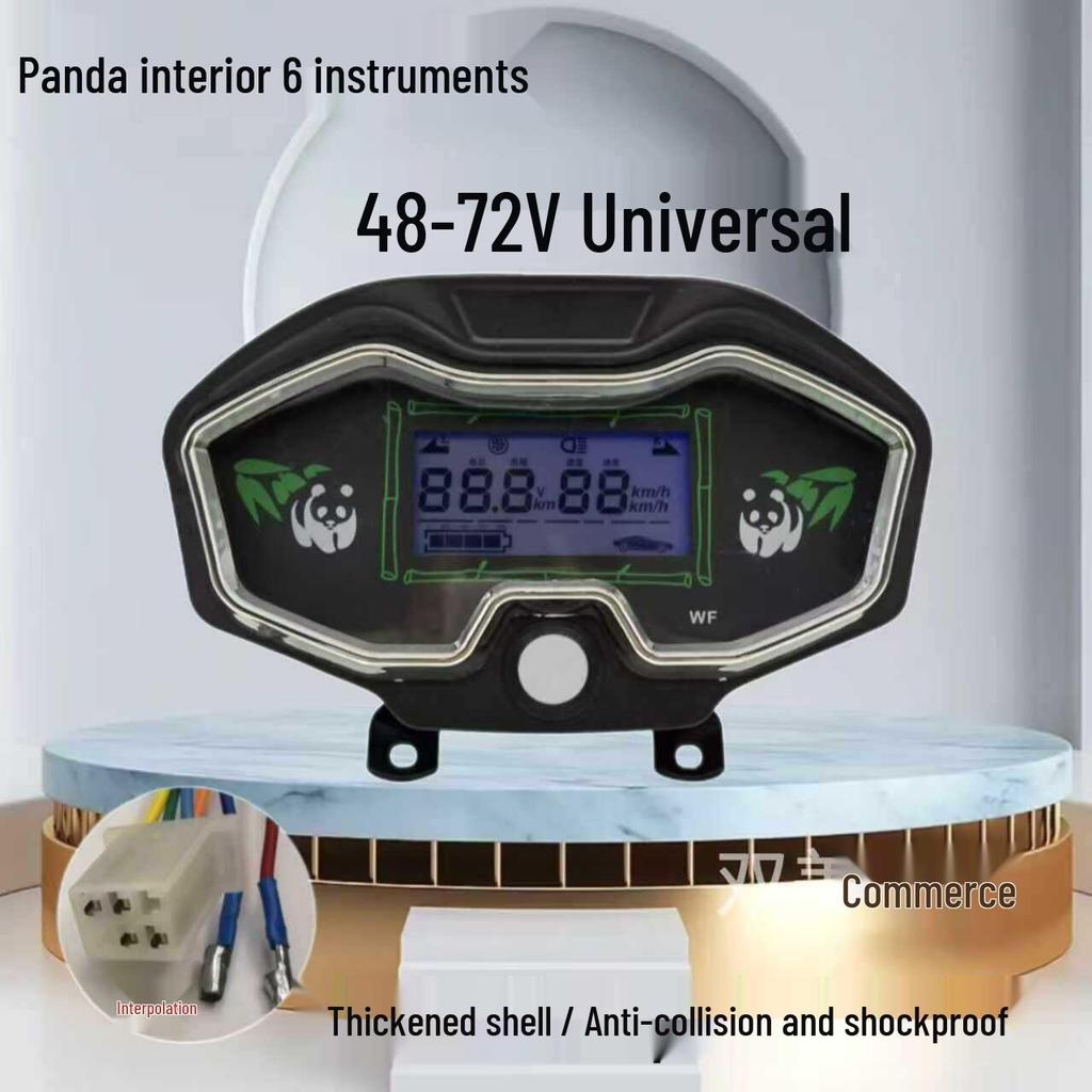 Universell elektrisk trehjuling Dashboard 48-72V