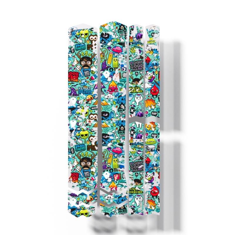 Road Bike Protective Film Removable Sticker Bicycles Chain Guard Frame Cover Front Fork Decals Sticker Protections Tape