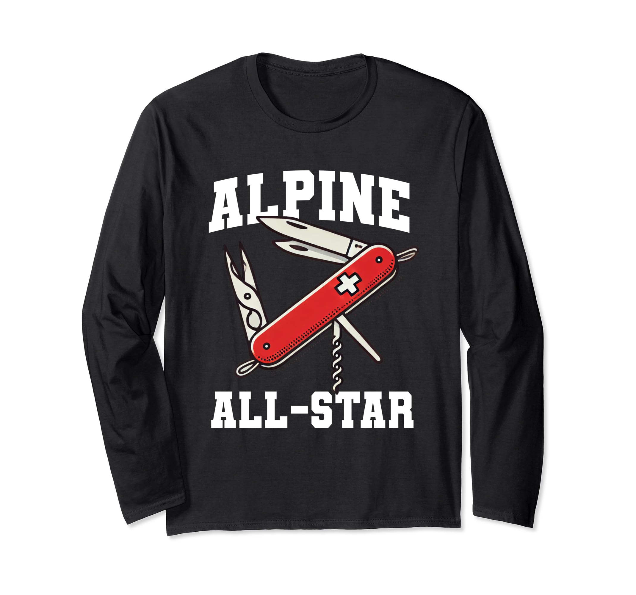 

Футболка с длинным рукавом Alpine All Star Funny Swiss Army Knife Wear чёрный