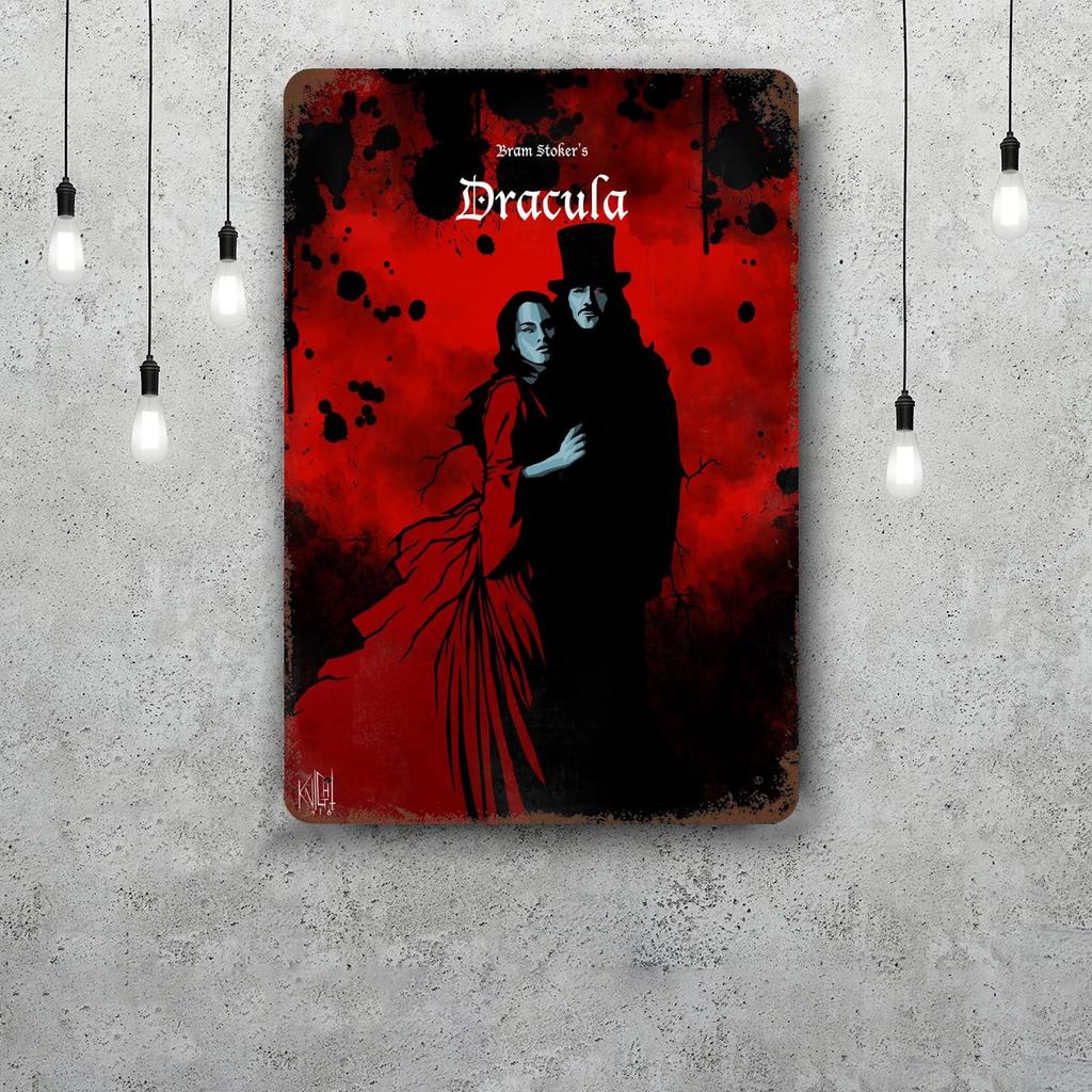 bram stokers dracula Vintage Metal Tin Signs Posters Decor Retro Metal Plaque Wall Art Decor for Garage Bar