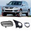 Car Accessory Fog Light Cover Lamp Frame Grille Car Accessories For Volkswagen VW Touareg 2008 2009 2010