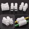 20-200Pc Fast Terminal Block for Cable Terminals Screwless Quick Electrical Connectors Reusable Spring Wire Connector 2 Pin Push