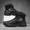 Fashion Upgraded Non-Slip Training Boots Male Outdoor High Top Shoes New Arrival Hiking Shoes Men Casual Leather Ankle Boots Biker Botas