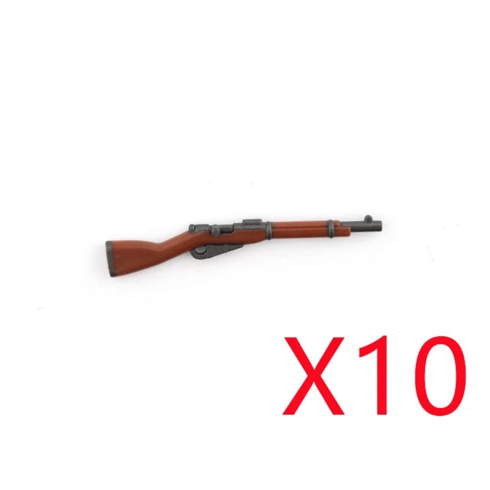 WWI WWII Building Blocks Soldiers Military Accessories Bomb Two-color Gun Mini Brick Weapons Gift Toy AKM Helmet RPG Grenad X026