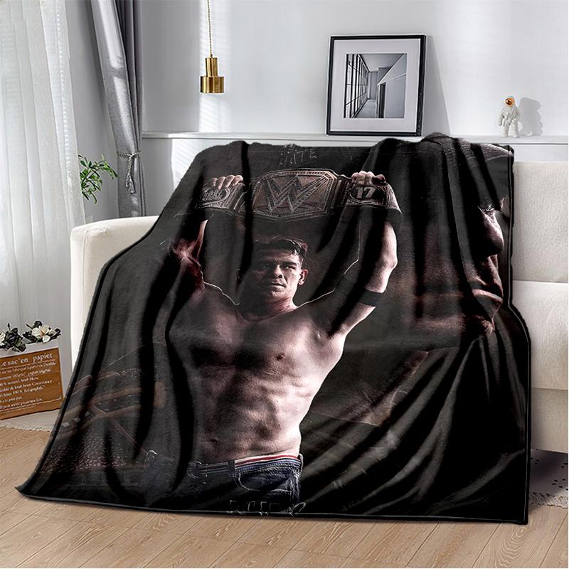 Wrestling entertainment John Felix Anthony Cena blanket Soft and warm flannel throw blanket Picnic blankets for beds Decoration