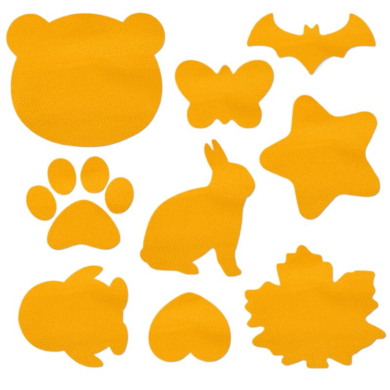 13Pcs/Set Self-Adhesive Leather Upholstery For Car Seat Sofa Chair Black Leather Repair Patch Refurbish Hole Artificial Stickers