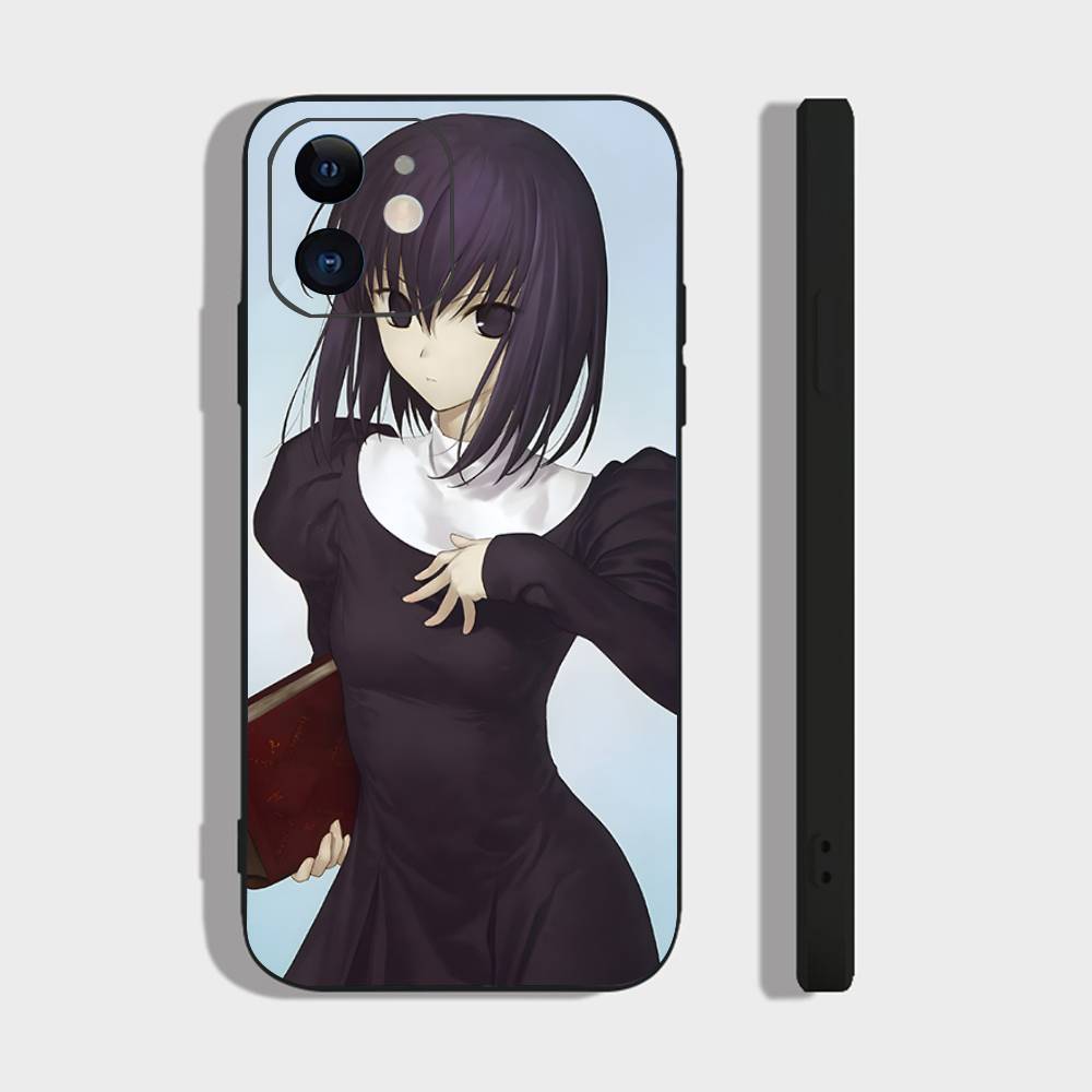 

Alice Kuonji Anime Witch On The Holy Night Phone Case For IPhone 17 Air 16 15 14 13 Pro Max 11 12 Black Silicone Cover IPHONE 15