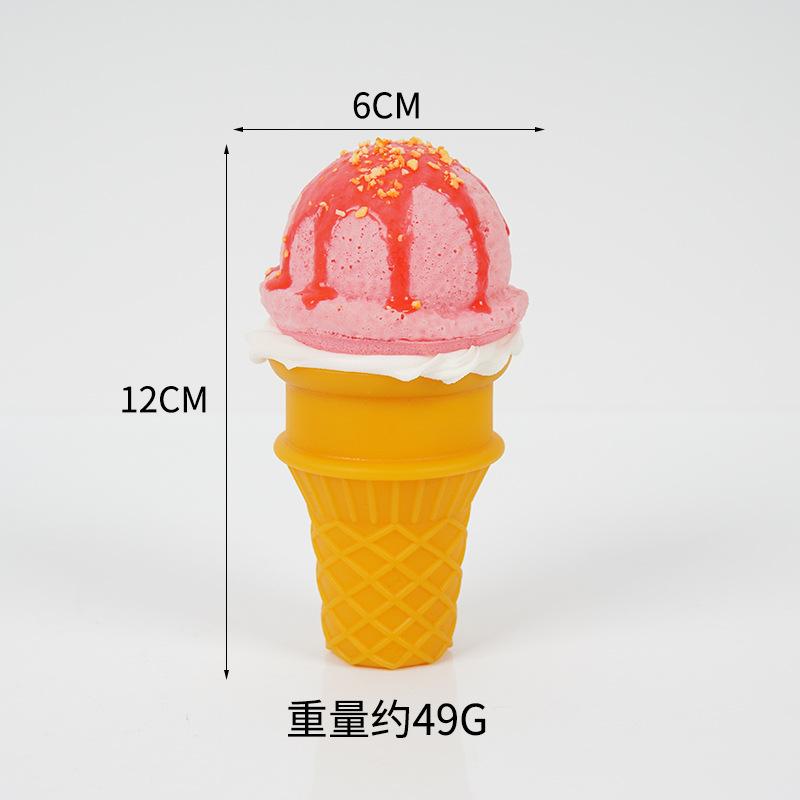 Pu Simulation Cream Ice Cream Cone Model Creative Simulation Food Toy Fake Cone Pinch Toy