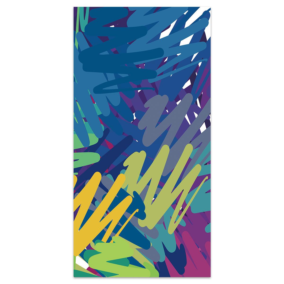 

Пляжное полотенце Двустороннее вельветовое быстросохнущее пляжное полотенце с цифровой печатью Банное полотенце Спортивное полотенце 80 * 160 [OPP independent bag]