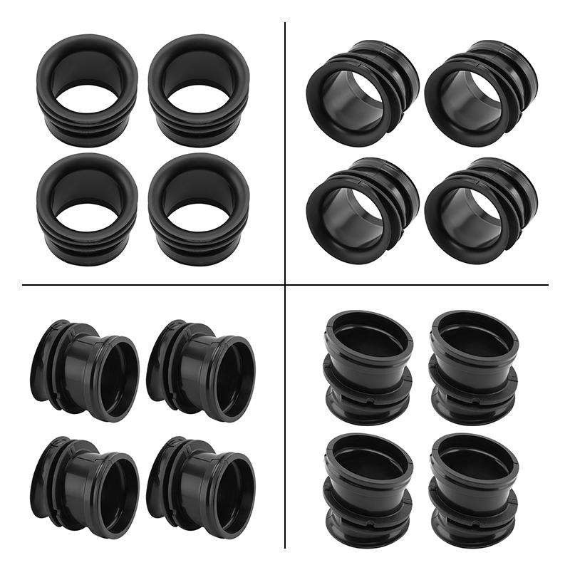4 PCS Motorcycle Joint Air Cleaner Rubber For Kawasaki ZL 400 ZR 400 ZX 400 ZX 500 ZL 600 ZX 600 ZR 550 ZR 750 Zephyr Eliminator