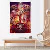 Anime Hhelluva Boss Tapestry Microfiber Wall Hanging For Bedroom Living Room Decor Outdoor Festival Garden Bar Background