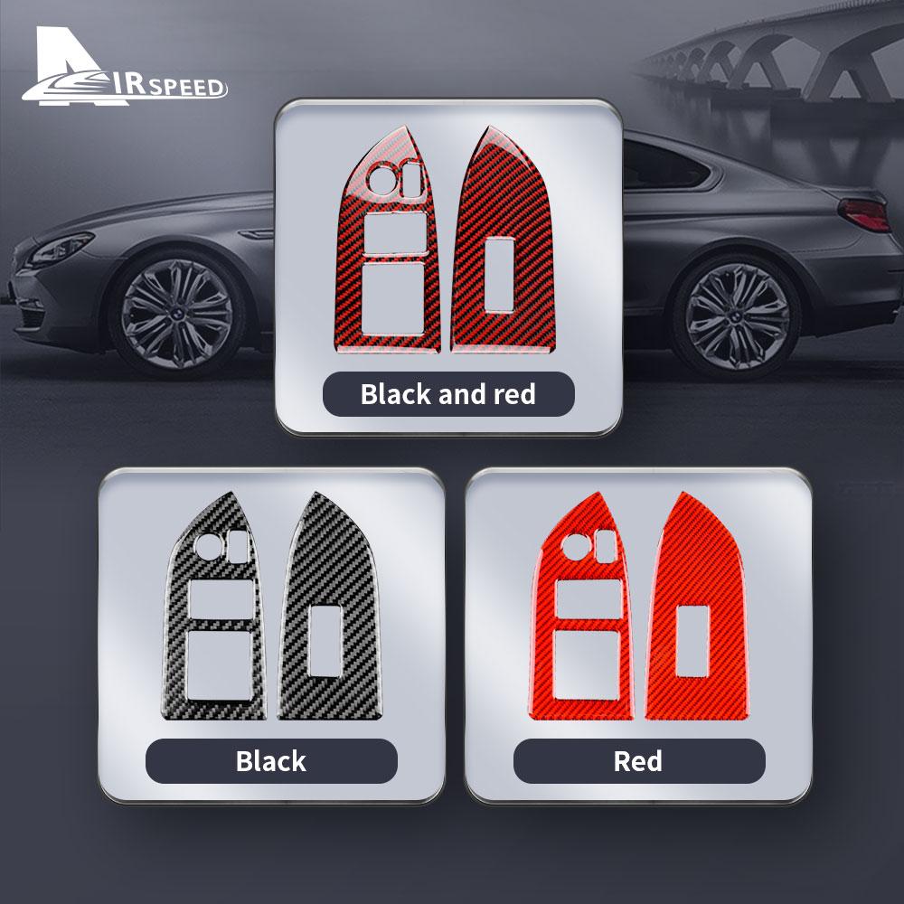 Real Soft Carbon Fiber LHD RHD Sticker for Subaru BRZ  Toyota GT86 2012-2020 Interior Trim Car Window Switch Button Frame Cover