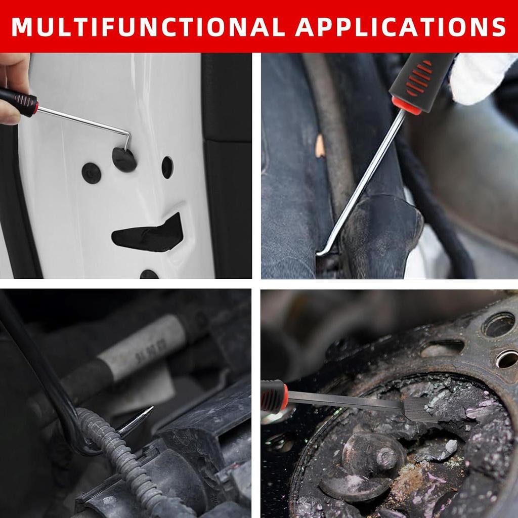 Oil Seal Puller Hook Tool for Installing/Removing Seals, Disassembling Rings, Gaskets, and More.