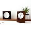 KATOMOKU Thermo-Hygrometer, Brown, km-101BR, Tabletop/Wall-Mountable, Wooden, Rectangular, 11 x 8 x 3.3 cm