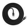 Baseus Cafule PD 2.0, QC 3.0, 60W, 2M USB-C To USB-C Cable (Black-Gray)