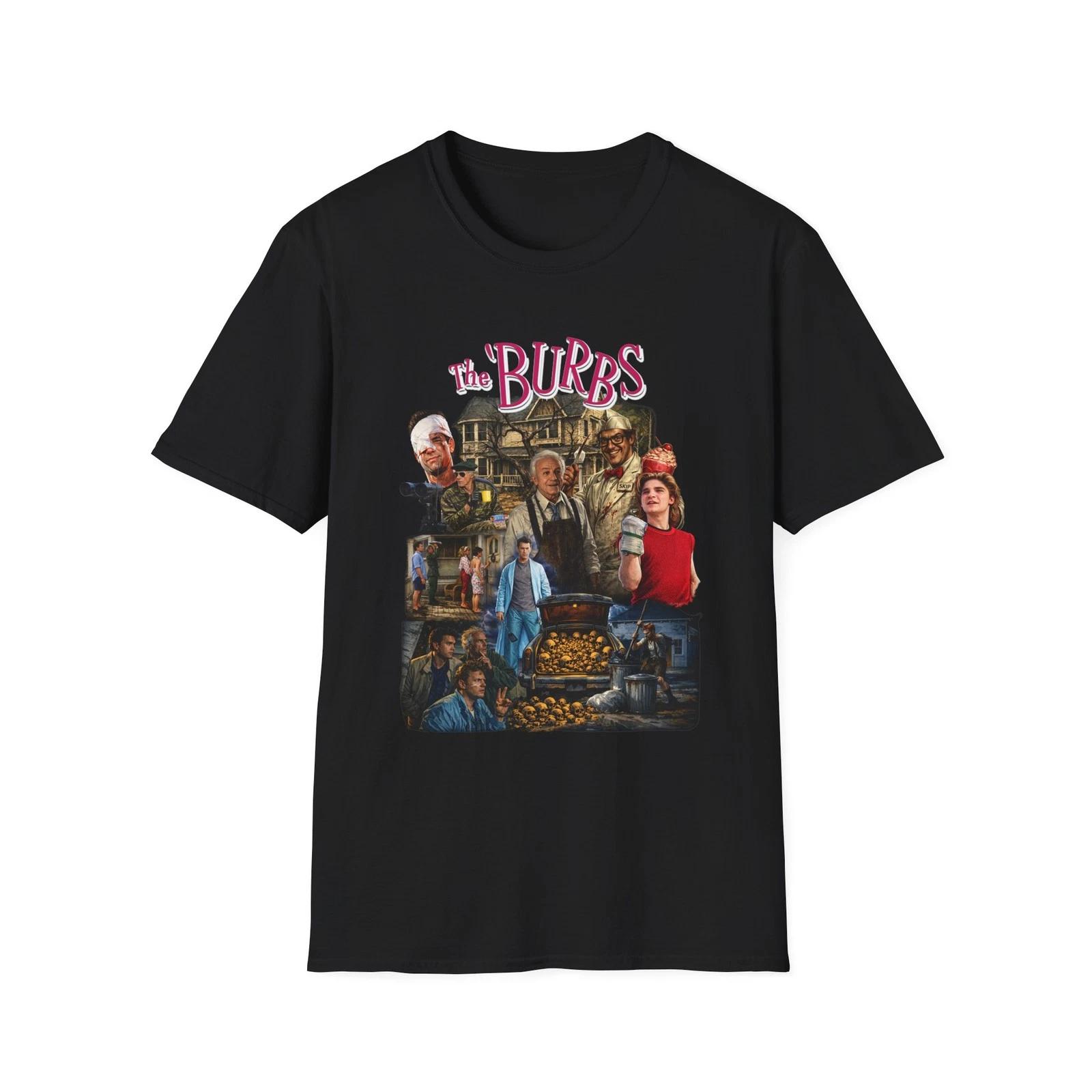 The Burbs collage T-Shirt | Retro movie poster style S