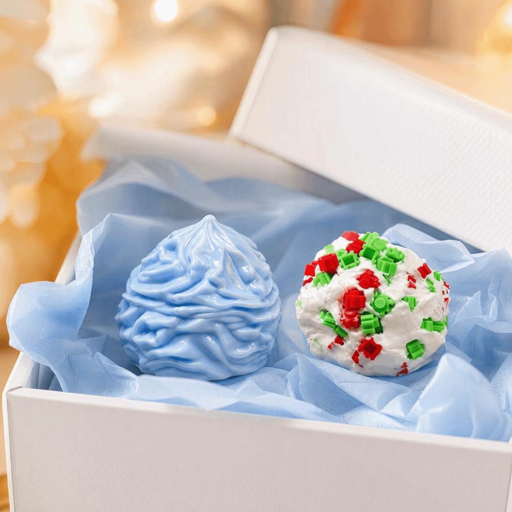 Creative Push Bubble Roll Toy Crunchy Cake Slow Rising Toy Cream Roll Squeeze Toy Birthday Gift