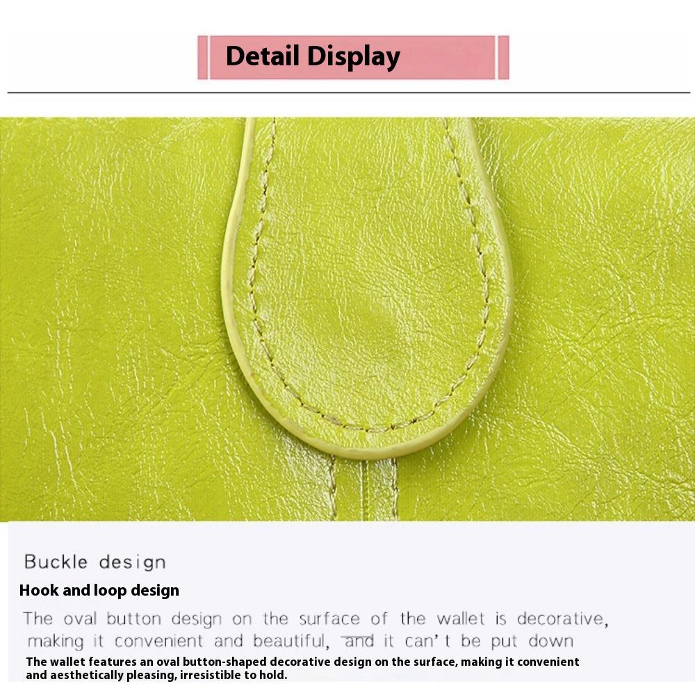 Card Bag, Student Small Fresh Zipper, Soft Leather Wallet In Hand, 20% Off Change Bag.